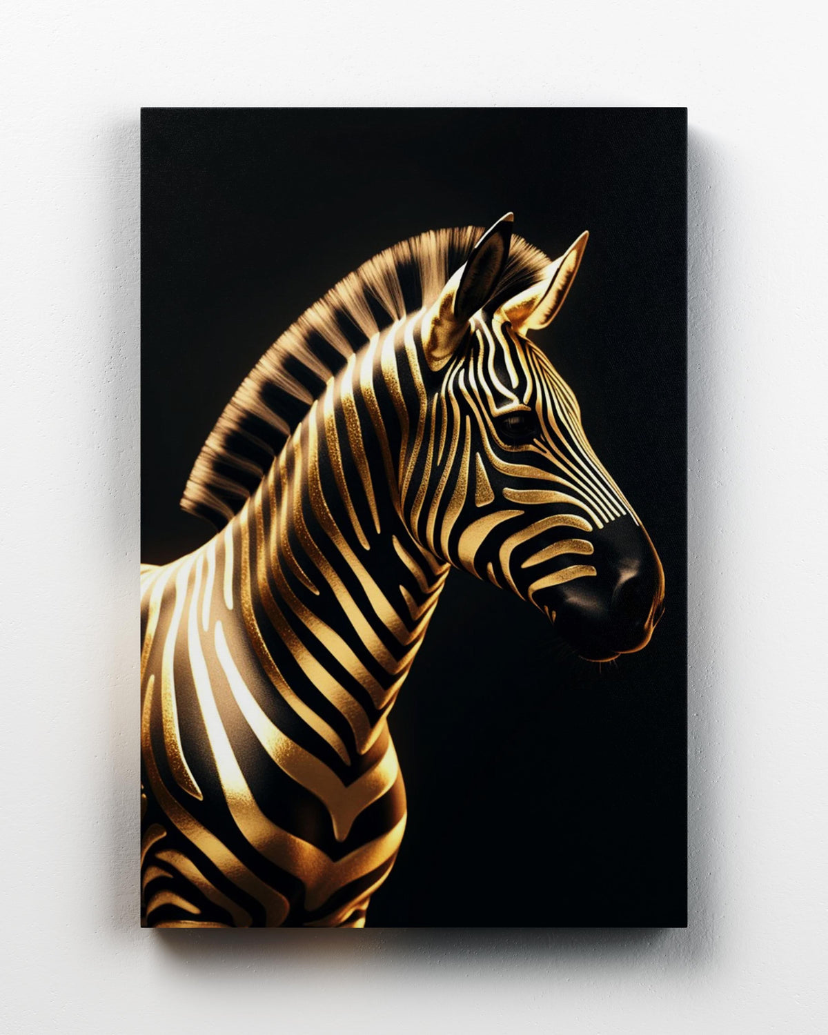 Black and Gold Zebra