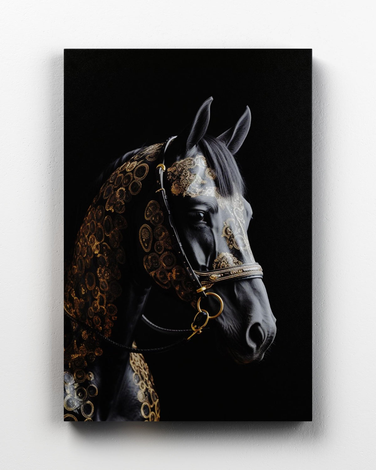 Black and Gold Horse