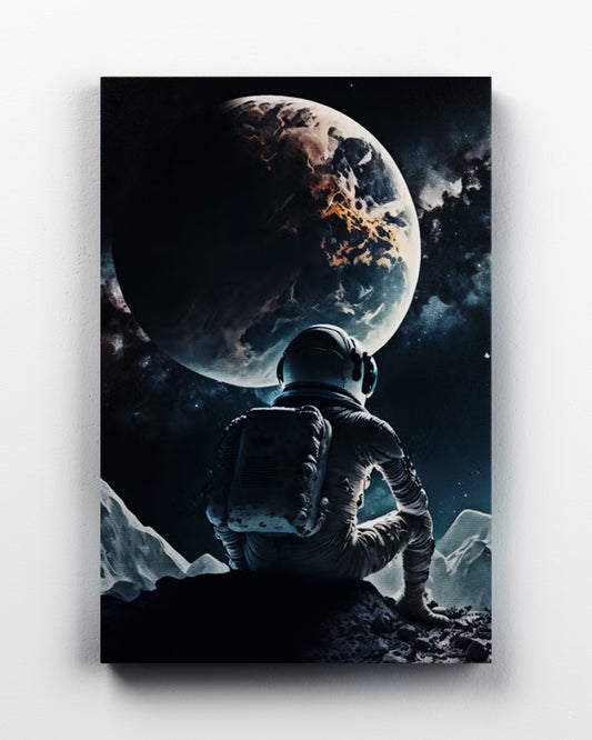 Astronaut is Sitting