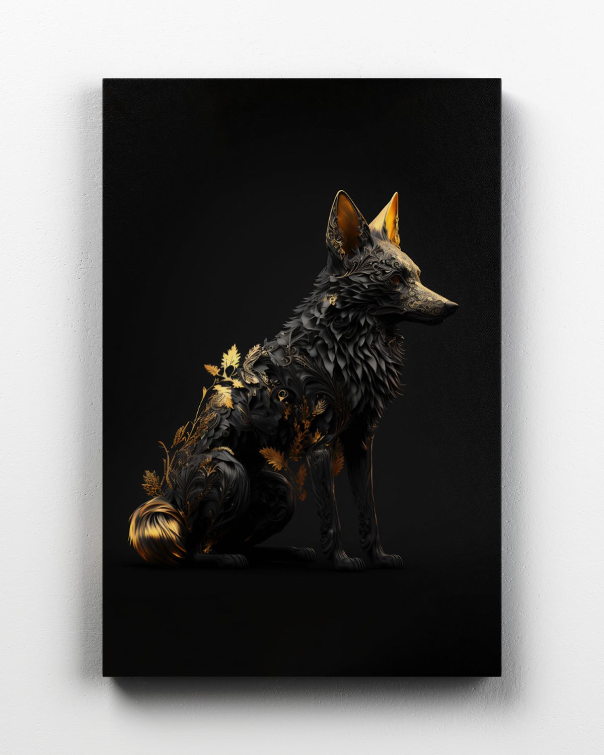 Black and Gold Fox