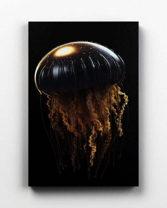 Black and Gold Jellyfish