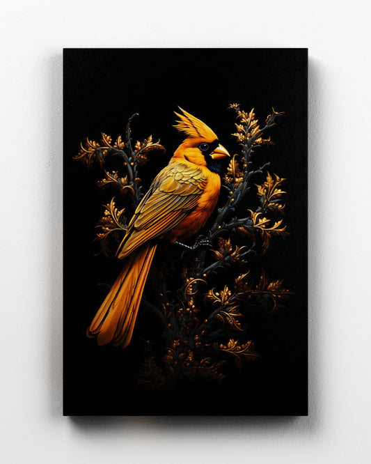 Black and Gold Cardinal