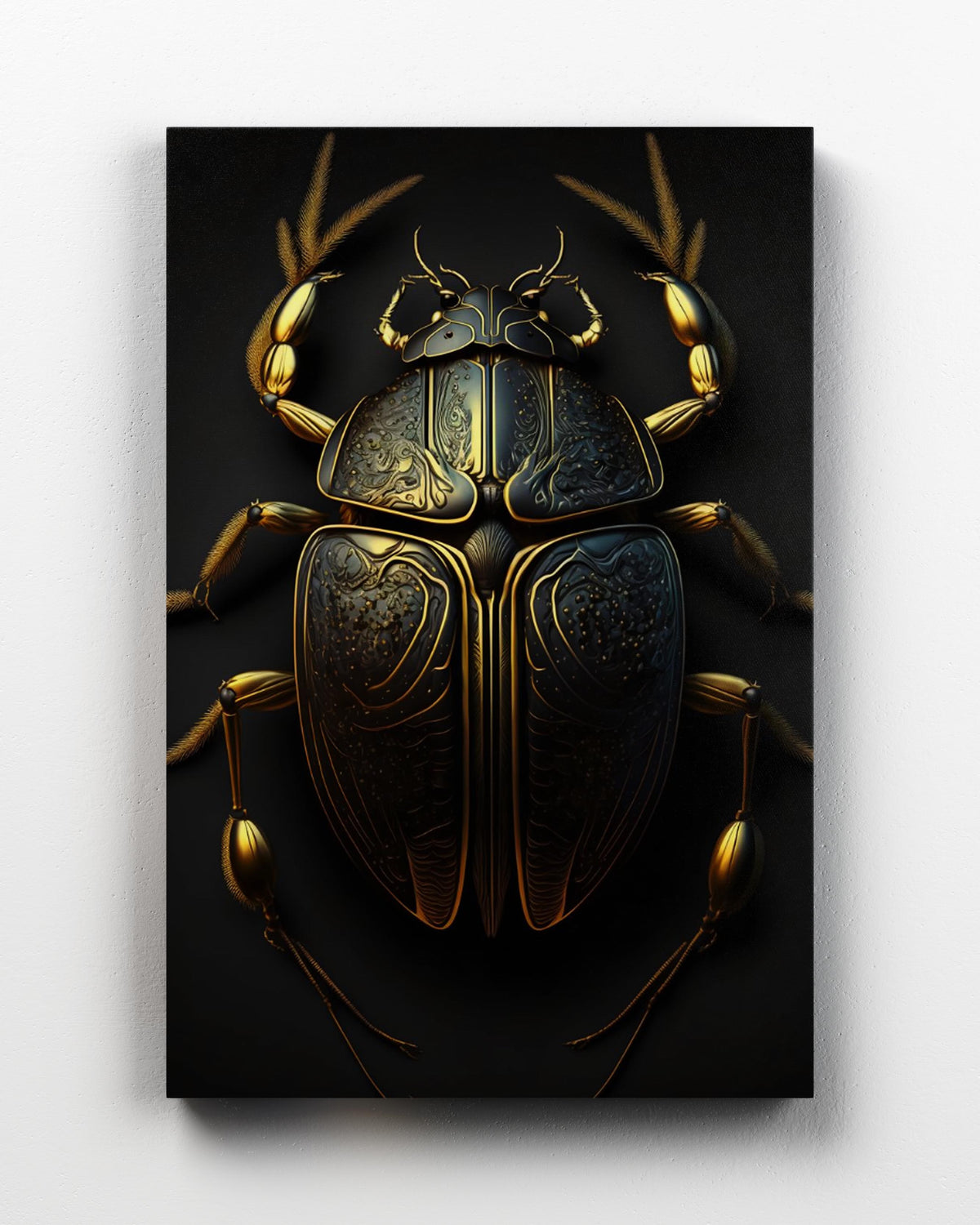 Black and Gold Beetle