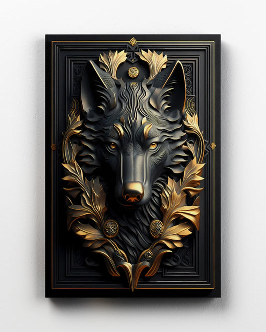 Noble Golden Wolf