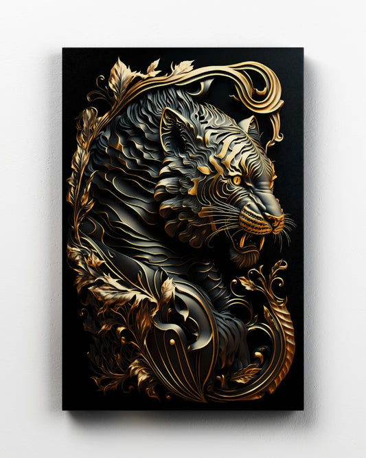 Tiger Golden Art