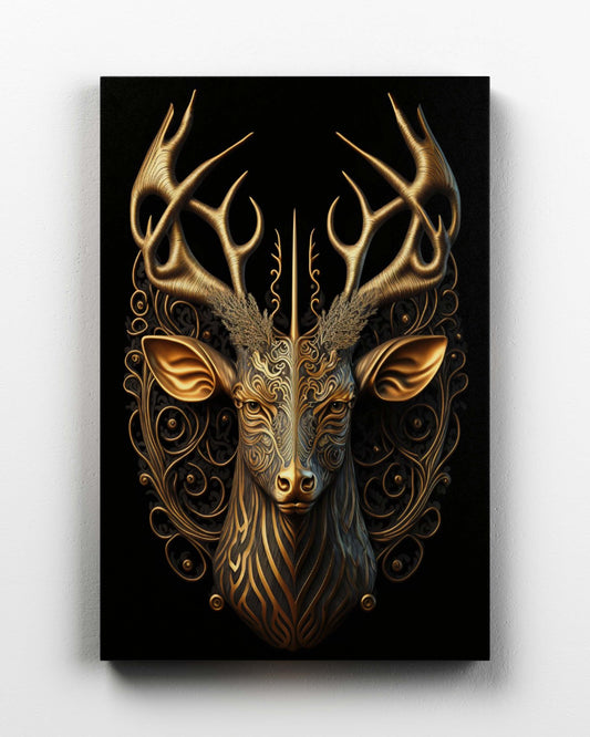 Deer Golden Art