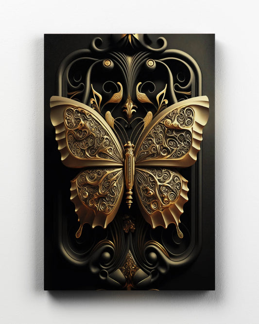 Butterfly Golden Art