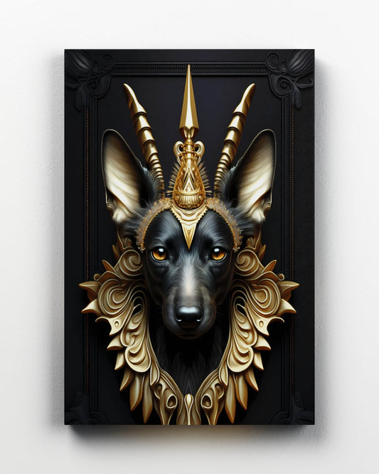 Queen Dog Golden Art