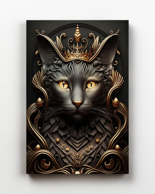 Queen Cat Golden Art