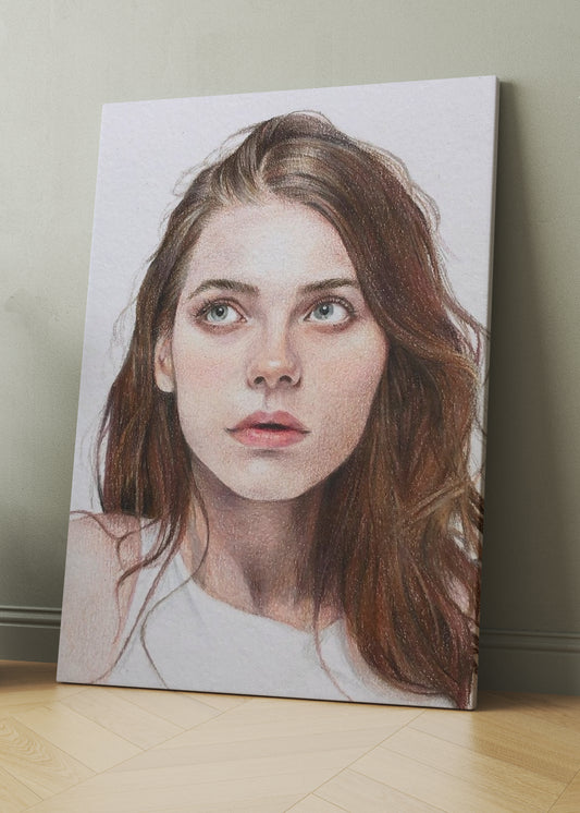 CUSTOM PENCIL SKETCH (Color/ BW)