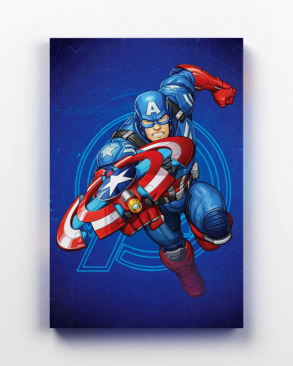 Cap America Action Pose – alisketchez