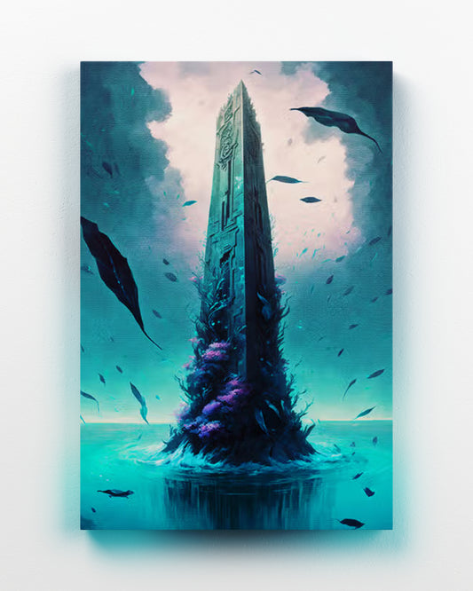 A beautiful obelisk