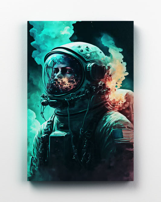 Astronaut in space sea