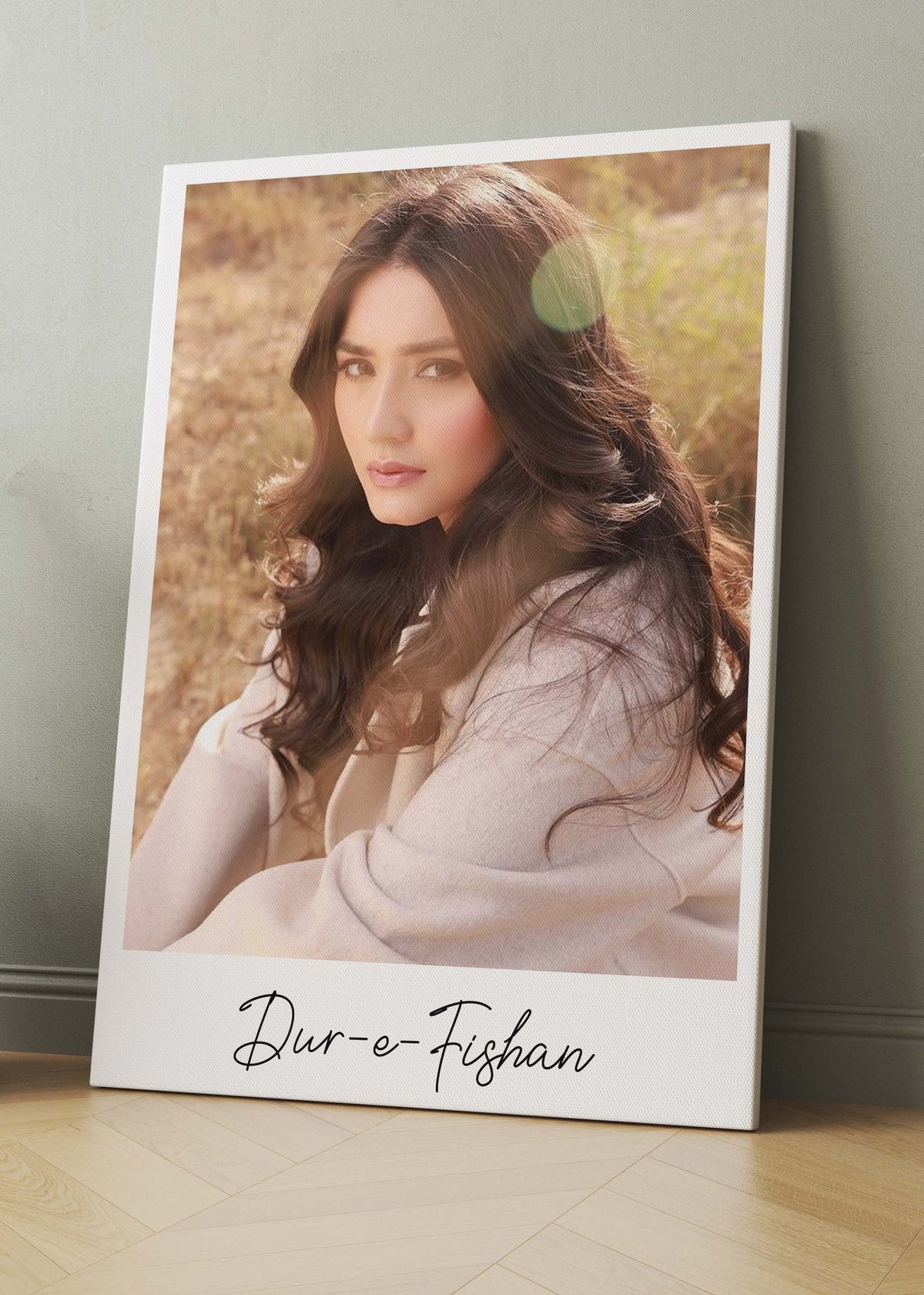 CUSTOM COLOUR POLAROID STYLE WITH NAME