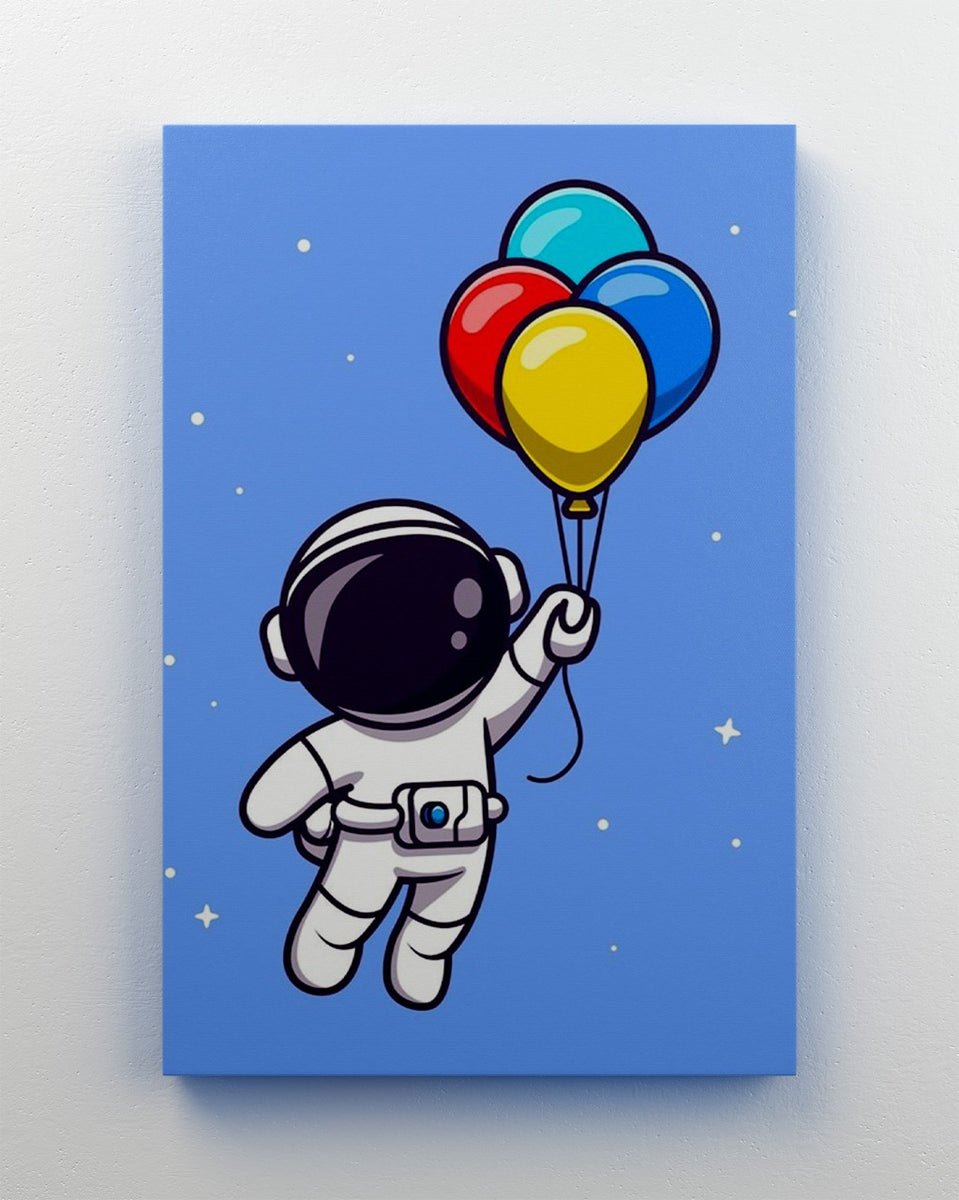 Space Man - Flying With Balloons – alisketchez