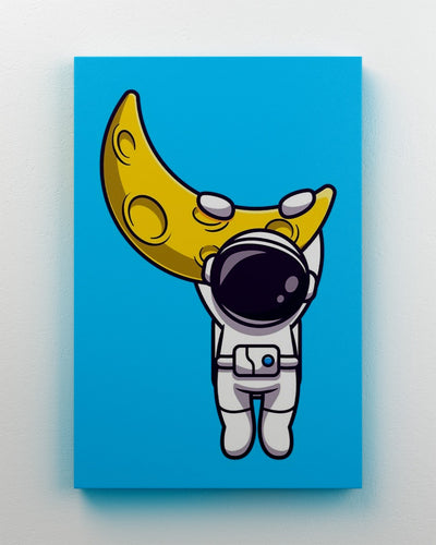 Space Man - With Moon